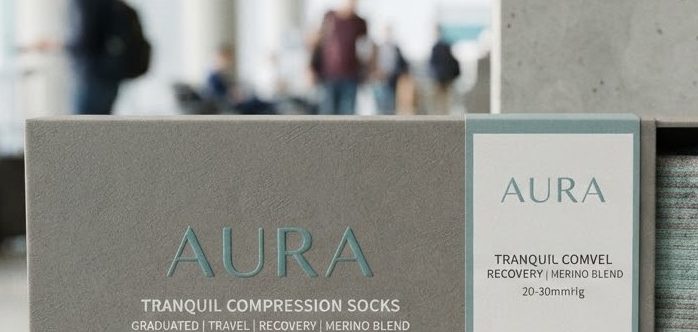 Zen Compression Socks — detail view