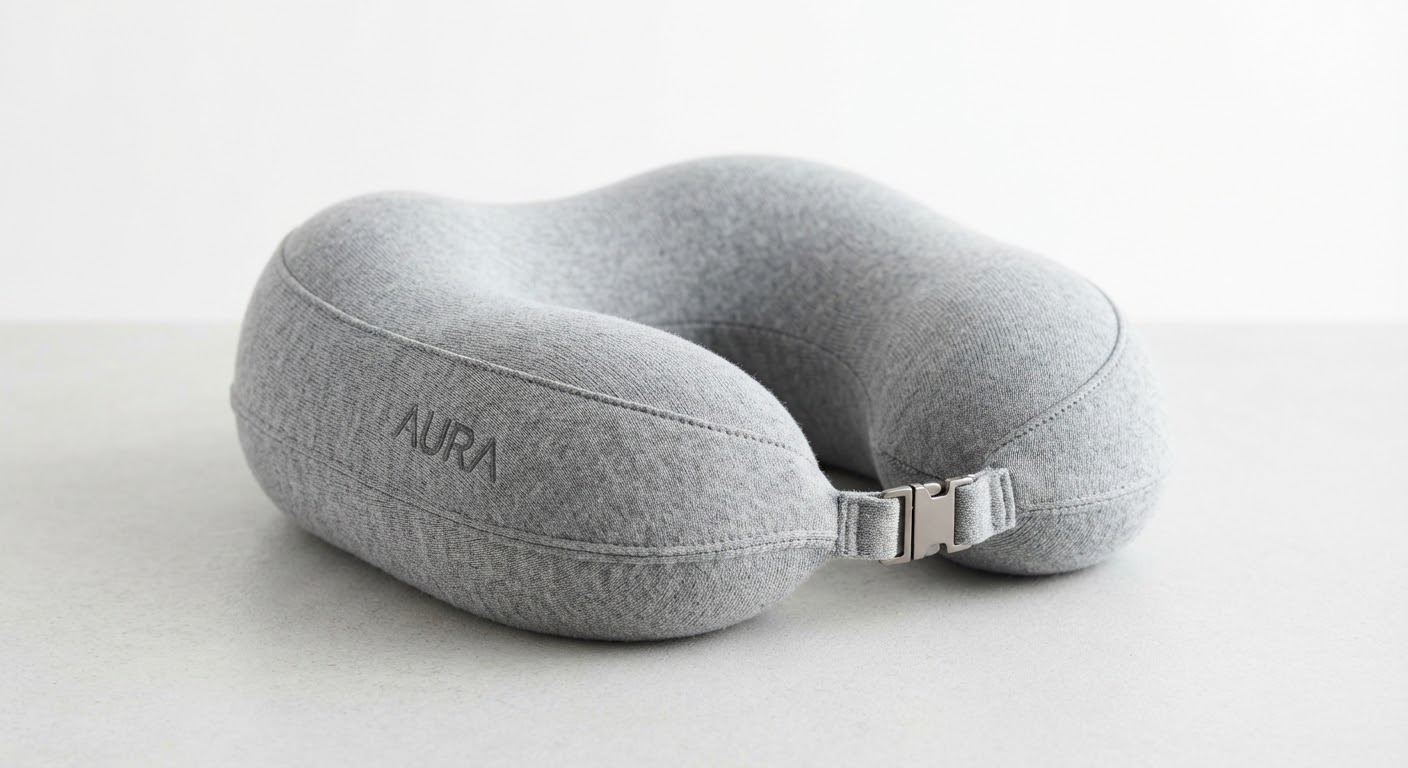 Memory Foam Neck Pillow — Comfort